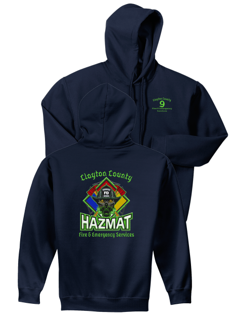 Clayton County Station 9 Hooded Sweat Shirts