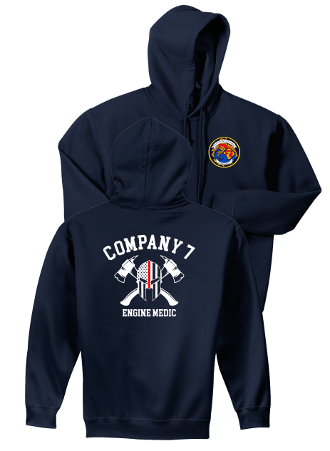 Clayton County Station 7 Hooded Sweat Shirts