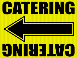 "Catering" Movie Location Sign