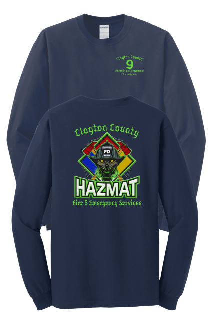 Clayton County Station 9 RETRO Long Sleeve t-shirt