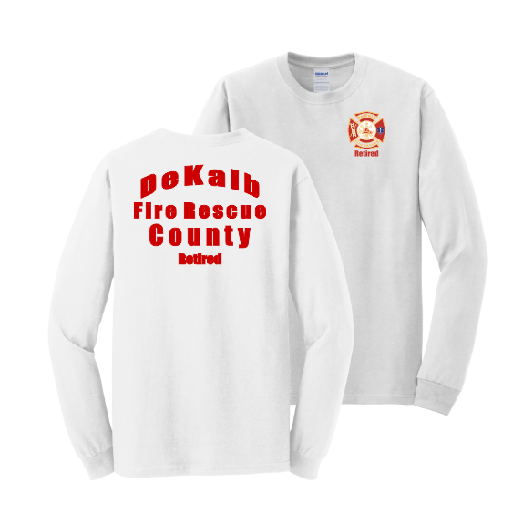 Dekalb County Retired Long Sleeve t-shirt