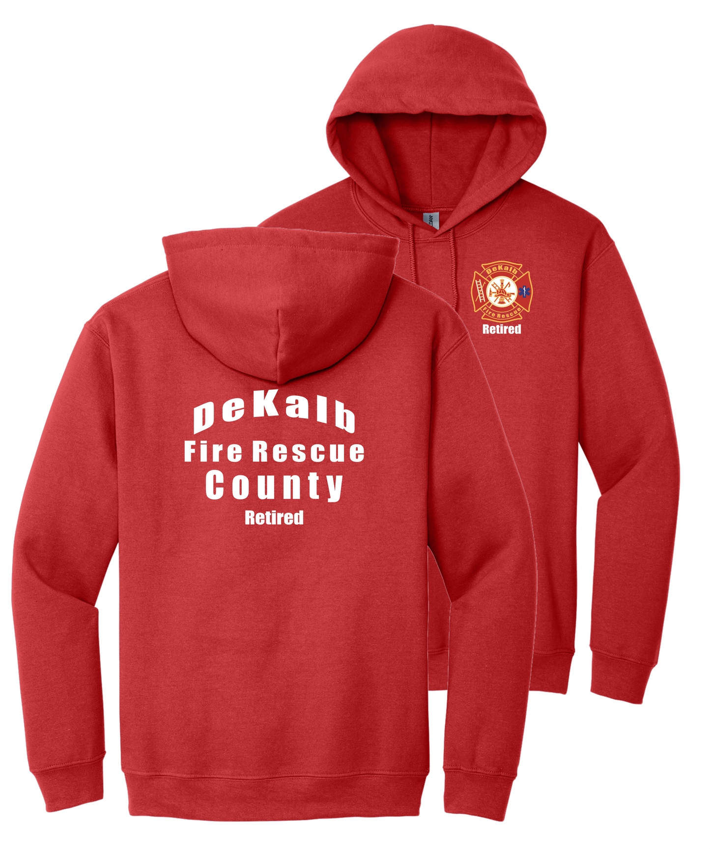 DeKalb County Retired Hoodie Sweatshirt