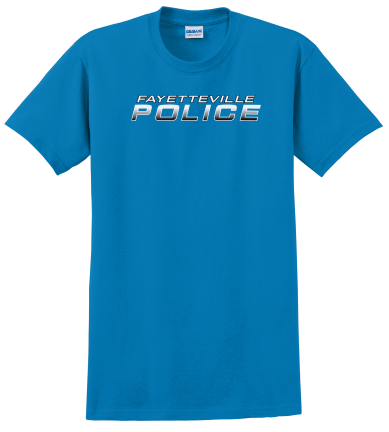 Fayetteville P.D. Punisher Short Sleeve t-shirt with Text Front Style A