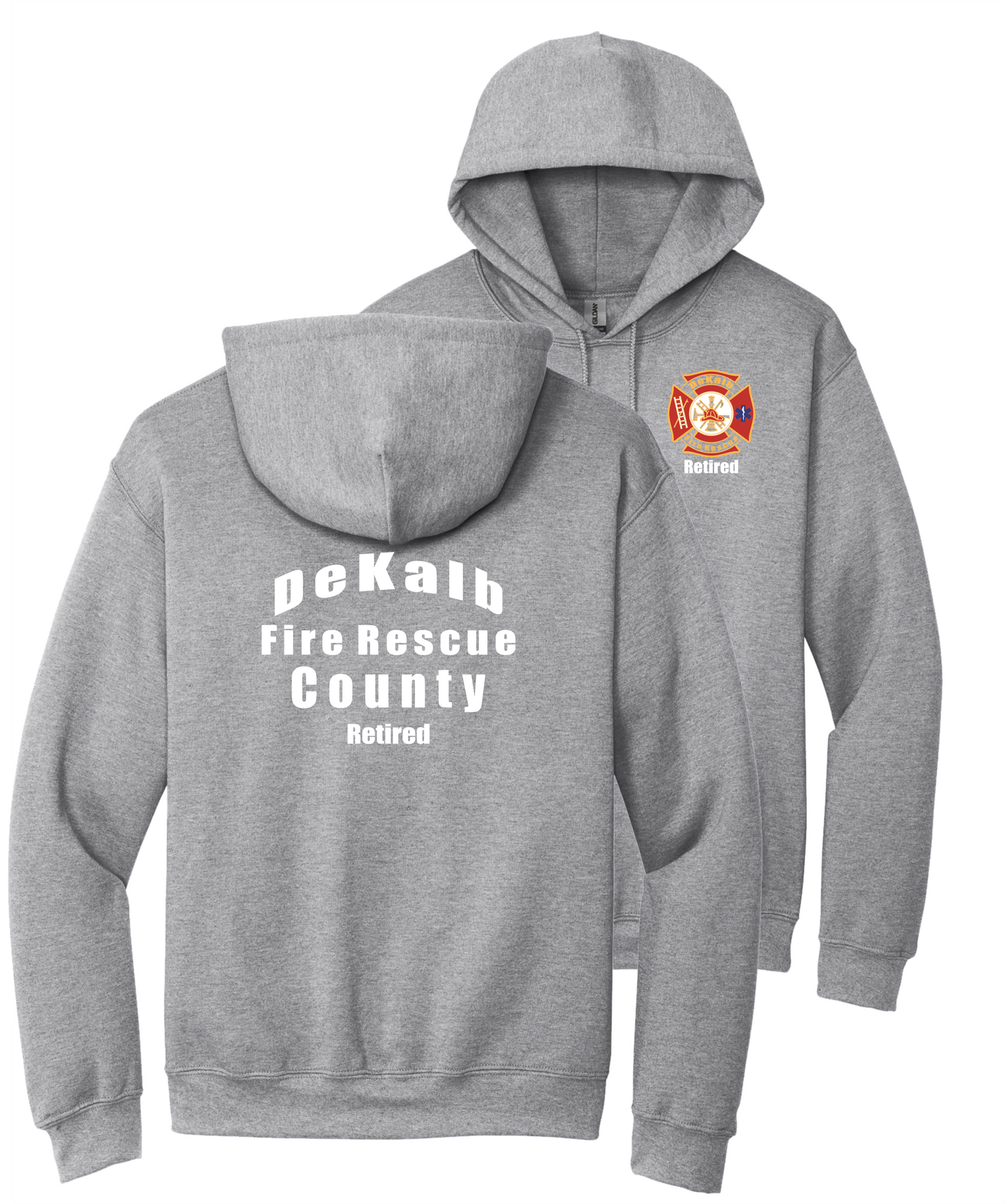 DeKalb County Retired Hoodie Sweatshirt