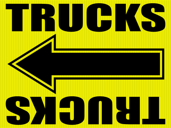 "Trucks" Movie Location Sign